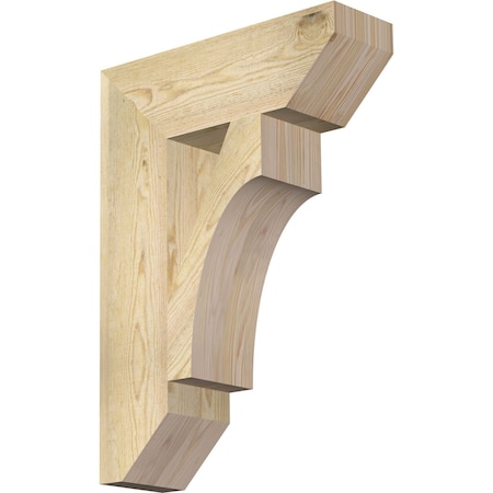 Westlake Slat Rough Sawn Bracket, Douglas Fir, 6W X 20D X 28H